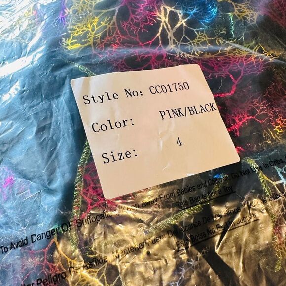 Kids Glitter Hallows Eve Witch Costume Various Sizes - Picture 14 of 14